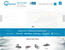 Tablet Screenshot of boatcitymarine.com